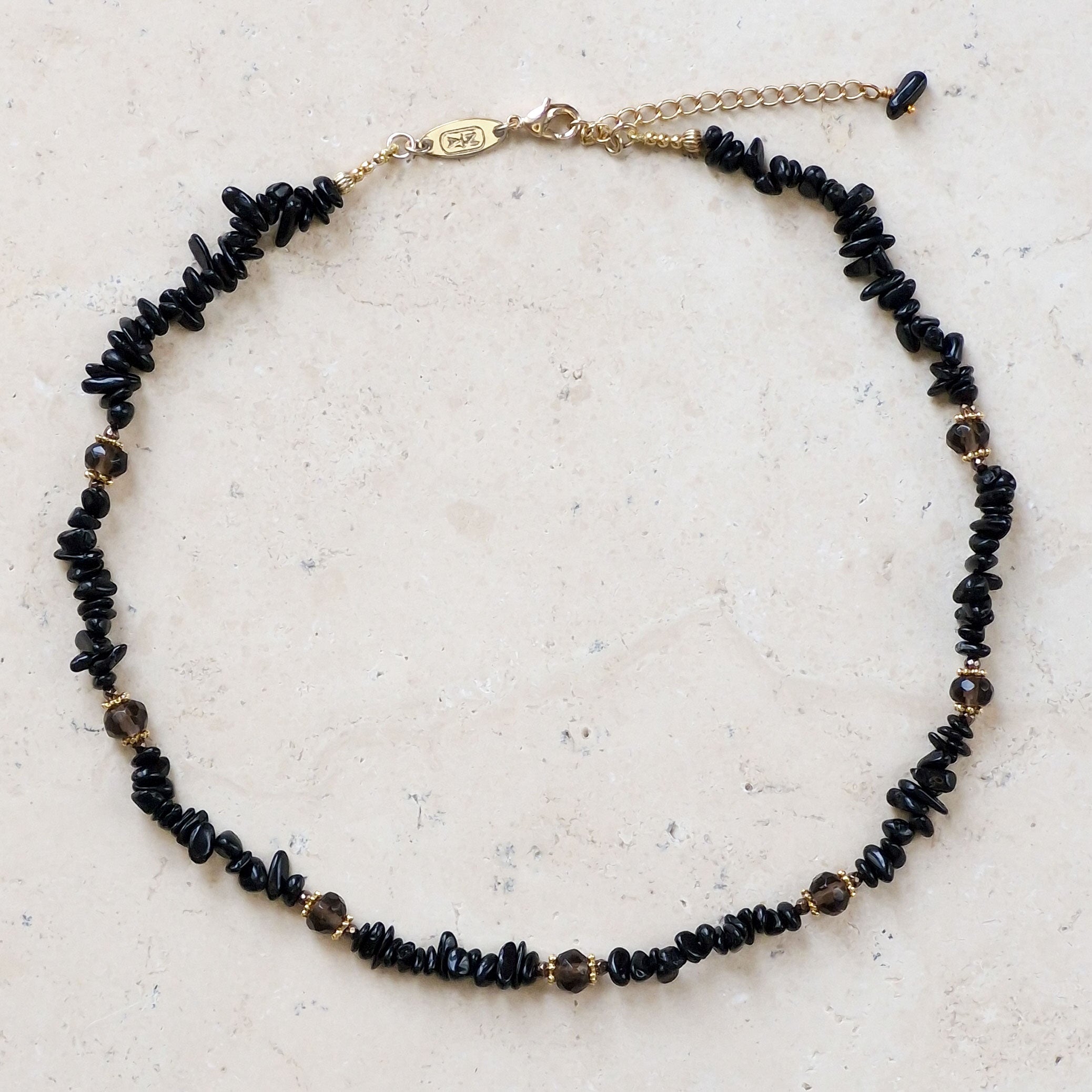 MIRISSA BLACK NECKLACE